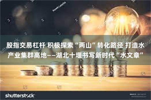 股指交易杠杆 积极探索“两山”转化路径 打造水产业集群高地——湖北十堰书写新时代“水文章”