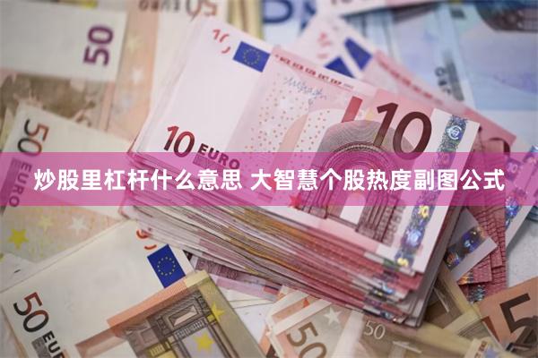 炒股里杠杆什么意思 大智慧个股热度副图公式