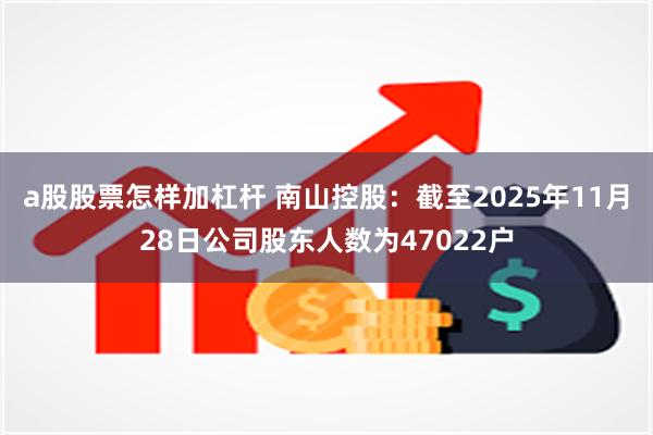 a股股票怎样加杠杆 南山控股：截至2025年11月28日公司股东人数为47022户